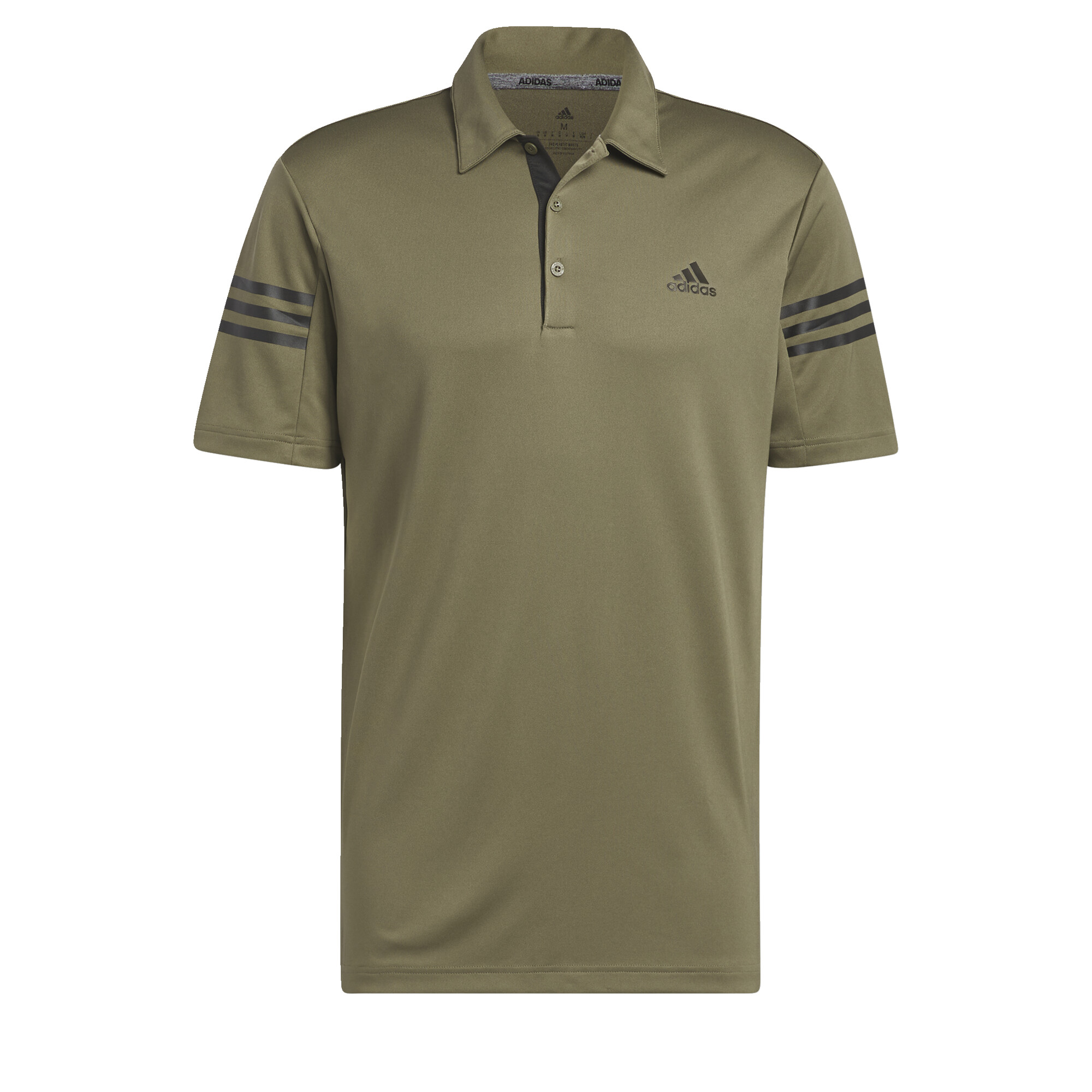 adidas Golf 3-Stripes Polo Shirt Men Green HR8960