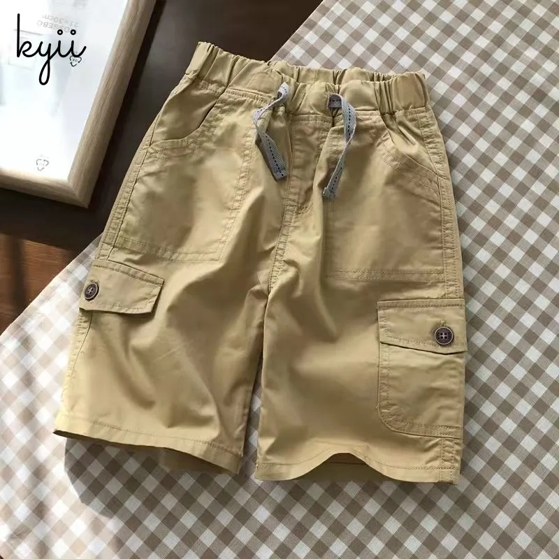 KYII Boys Casual shorts summer children Cotton Short kyb017