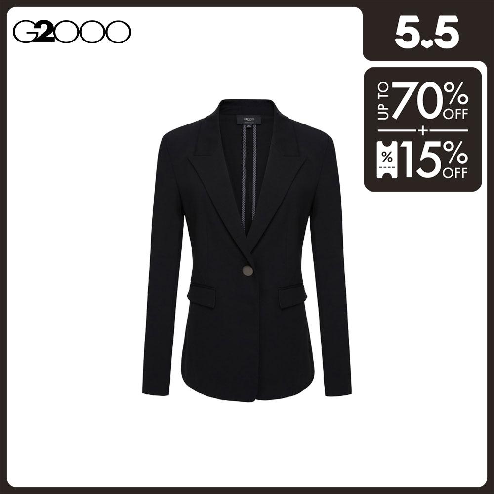G2000 Women Ponte Blazer with Quarter Sleeve