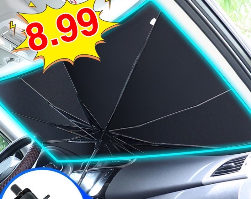SG Seller Universal Car Windshield Sun Shade Cover Sunshade Front Window Mount Umbrella Car Windshield Parasol Sun Shade
