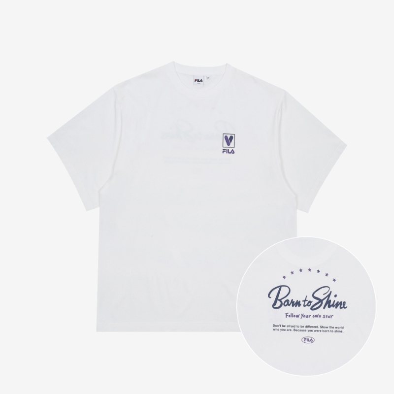 FILA Korea Voyager Collection Lettering Tee